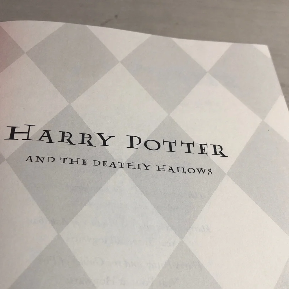 Harry Potter and The Deathly Hallows First US Edition, RARE ERROR PG 759 ...